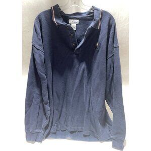 Original Penguin Navy Blue Long Sleeved Tee Shirt Men's Size XXL